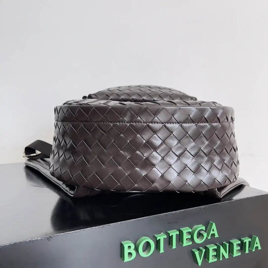 Bottega Veneta BV 730732 Intrecciato Backpack Dark brown