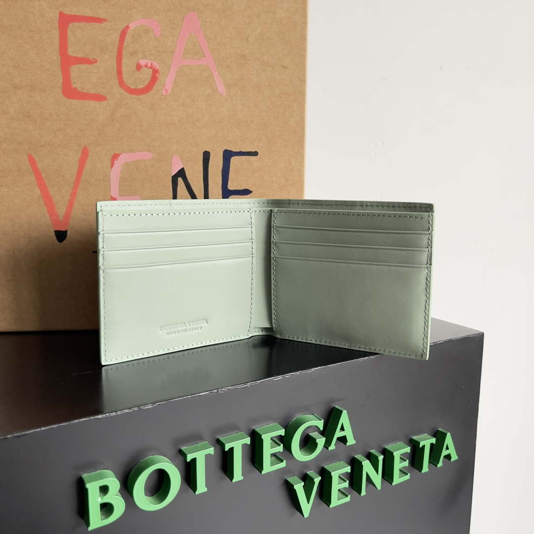Bottega Veneta BV 740261 Bi-Fold Wallet With Coin Purse BV70077 - Default Title - View 3