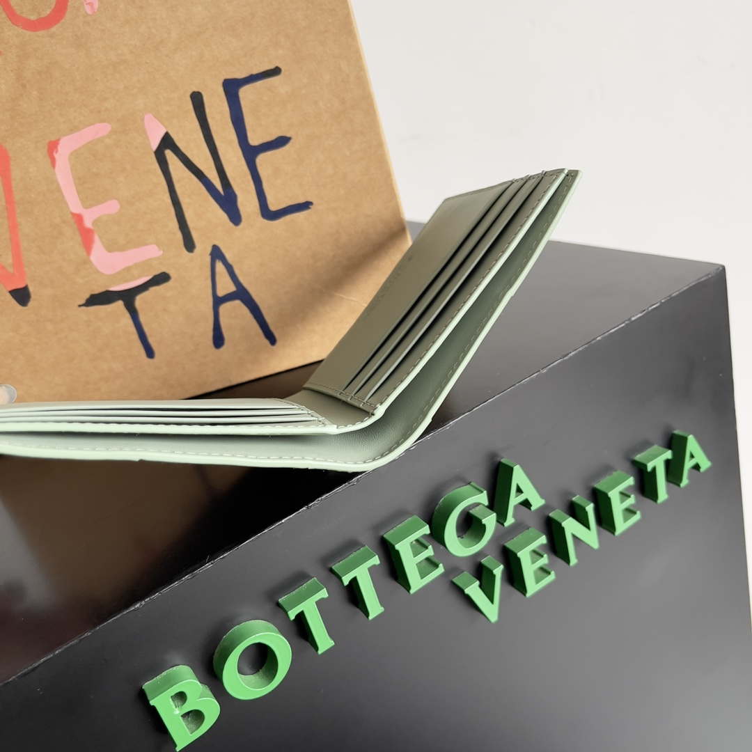 Bottega Veneta BV 740261 Bi-Fold Wallet With Coin Purse BV70077 - Default Title - View 9