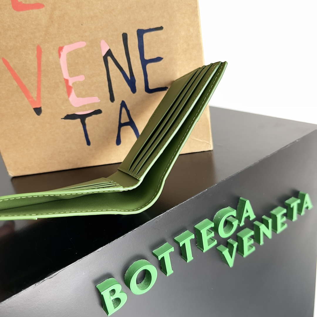 Bottega Veneta BV 740261 Bi-Fold Wallet With Coin Purse BV70078 - Default Title - View 9
