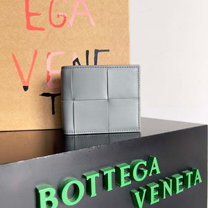 Bottega Veneta BV 740261 Bi-Fold Wallet With Coin Purse BV70080 - Default Title - View 1