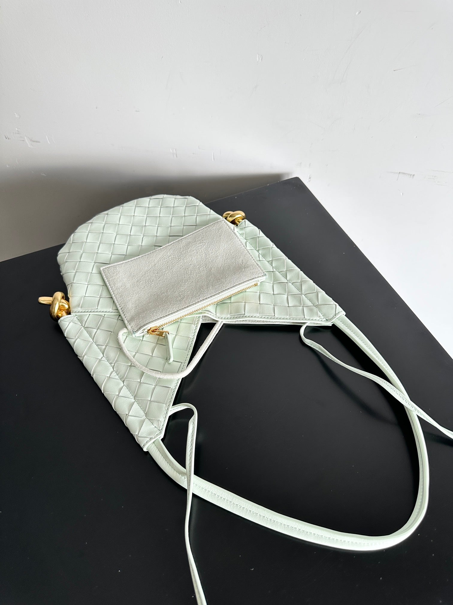 Bottega Veneta BV 740898VCPP19092 Small Solstice light blue