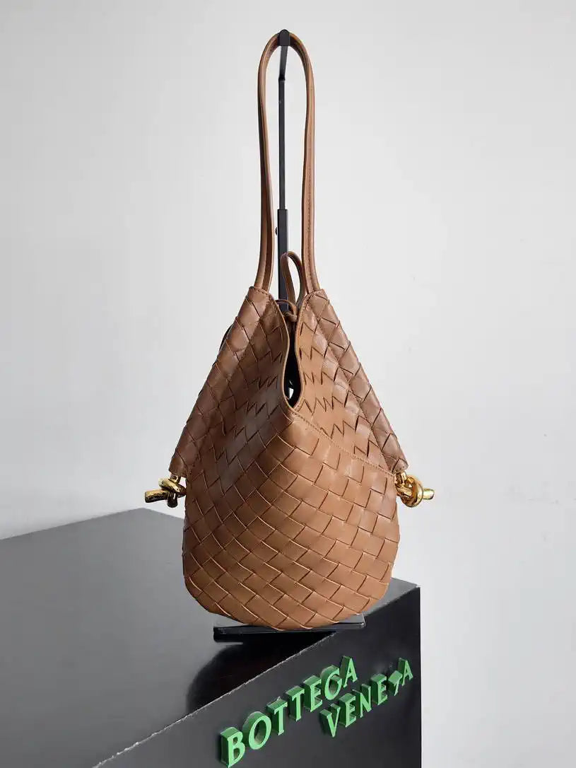 Bottega Veneta BV 740898VCPP19092 Small Solstice Brown