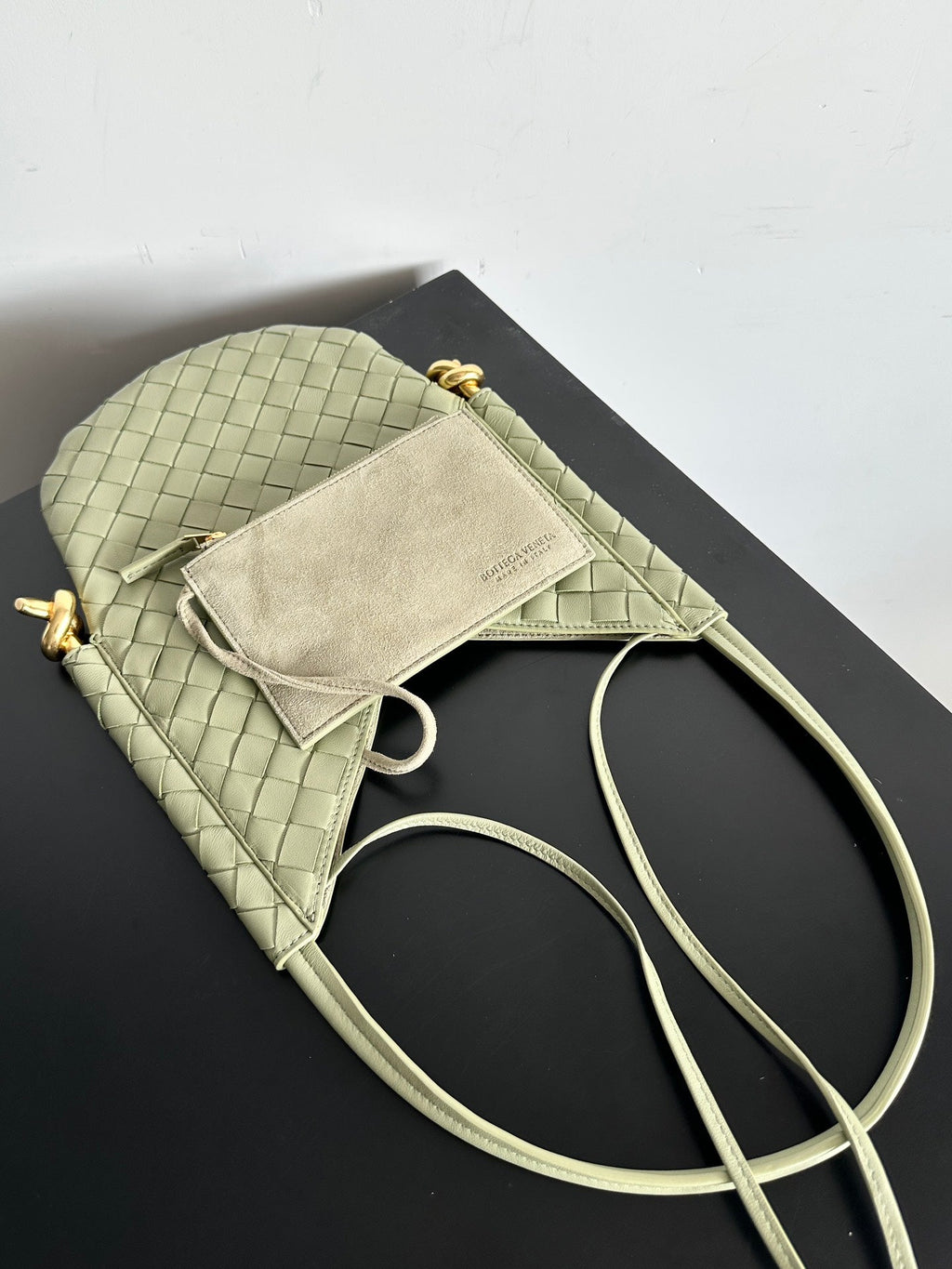 Bottega Veneta BV 740898VCPP19092 Small Solstice ligth green