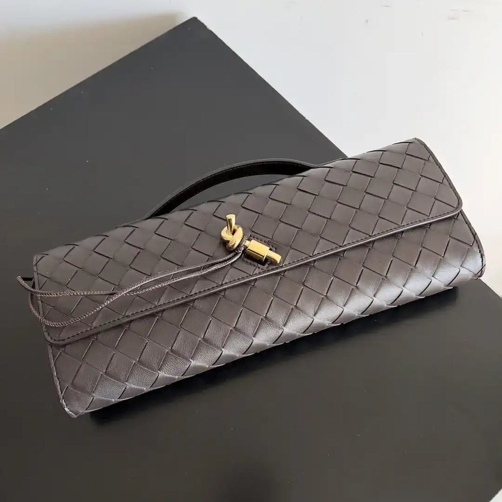 Bottega Veneta BV 741511 Long Clutch Andiamo With Handle Bv99012