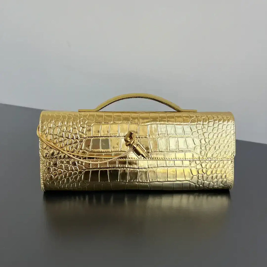 Bottega Veneta BV 741511 Long Clutch Andiamo With Handle Bv99013
