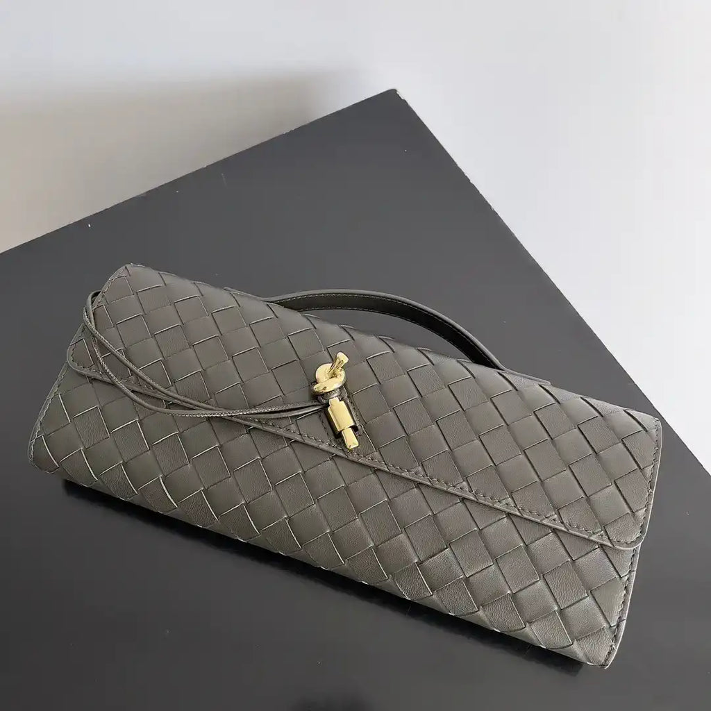 Bottega Veneta BV 741511 Long Clutch Andiamo With Handle Bv99001