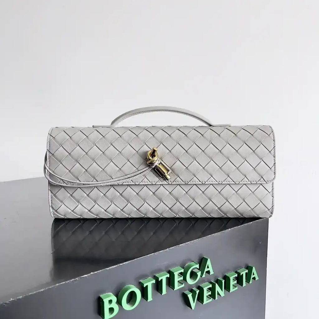Bottega Veneta BV 741511 Long Clutch Andiamo With Handle Bv99002