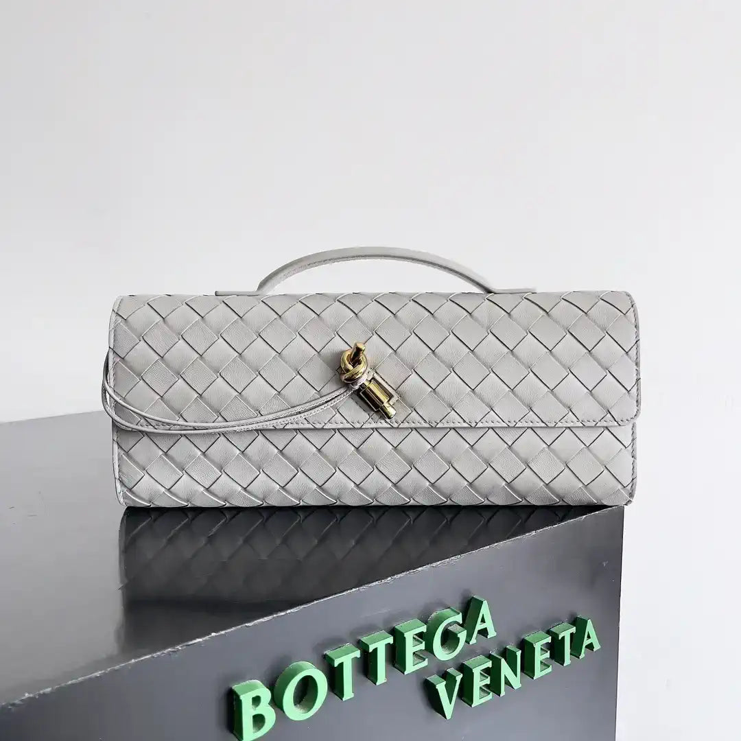 Bottega Veneta BV 741511 Long Clutch Andiamo With Handle Bv99002