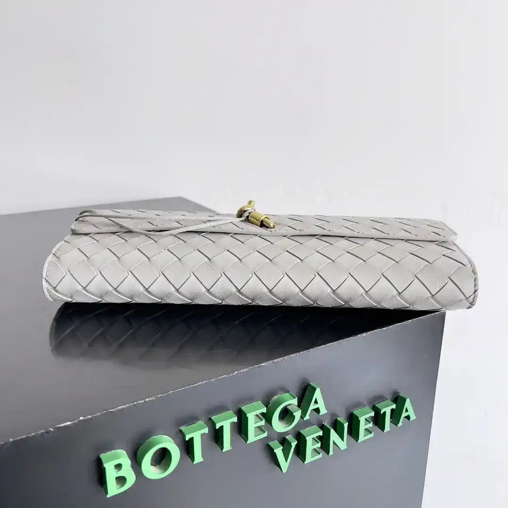 Bottega Veneta BV 741511 Long Clutch Andiamo With Handle Bv99002