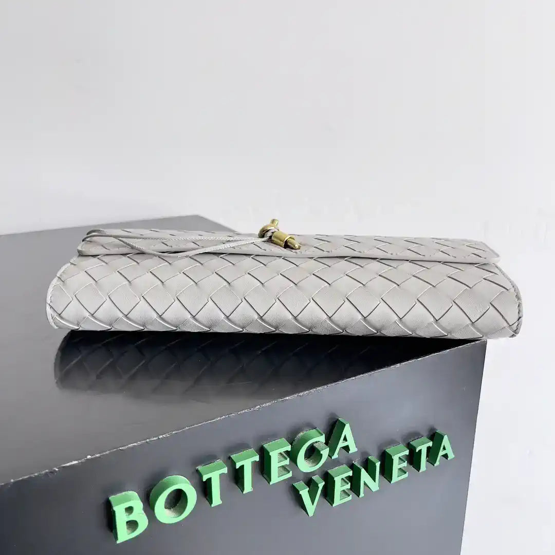 Bottega Veneta BV 741511 Long Clutch Andiamo With Handle Bv99002