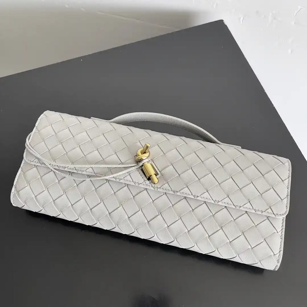 Bottega Veneta BV 741511 Long Clutch Andiamo With Handle Bv99002