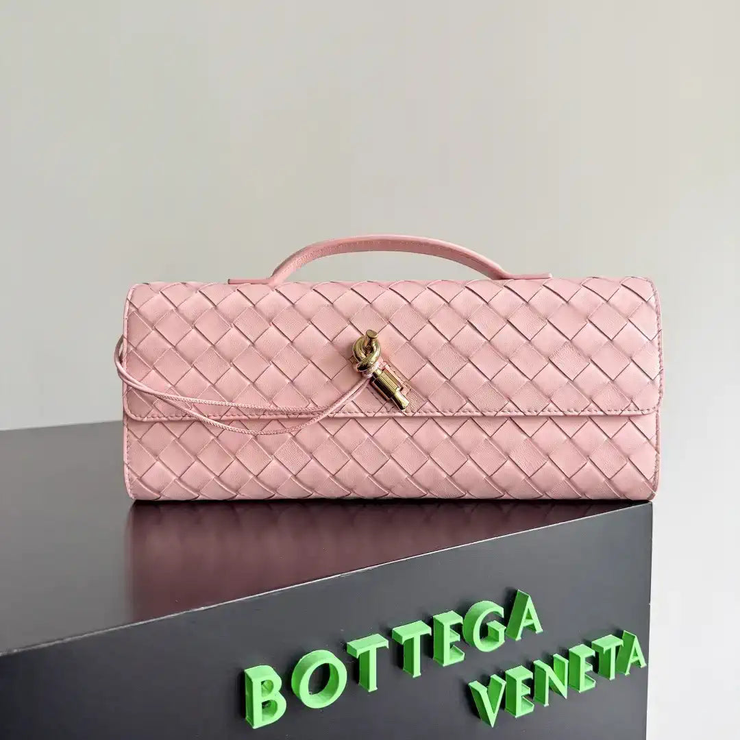Bottega Veneta BV 741511 Long Clutch Andiamo With Handle Bv99003