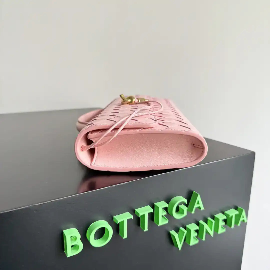 Bottega Veneta BV 741511 Long Clutch Andiamo With Handle Bv99003