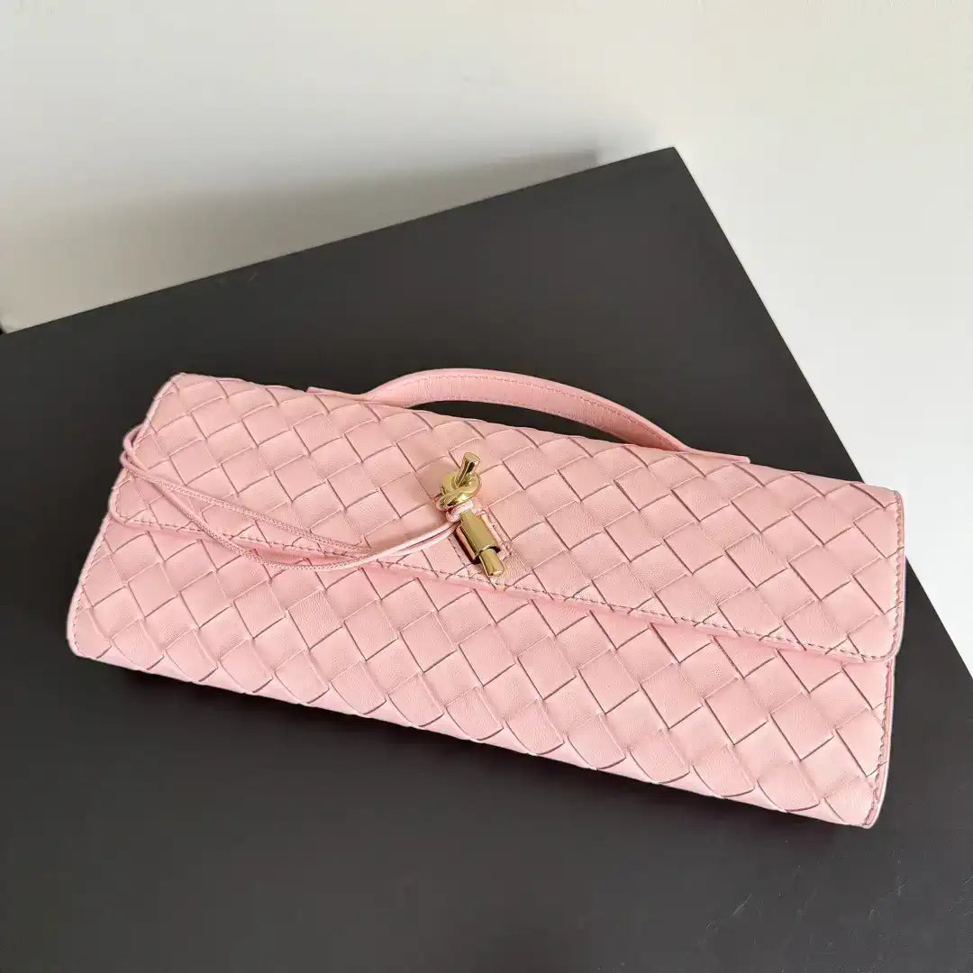 Bottega Veneta BV 741511 Long Clutch Andiamo With Handle Bv99003