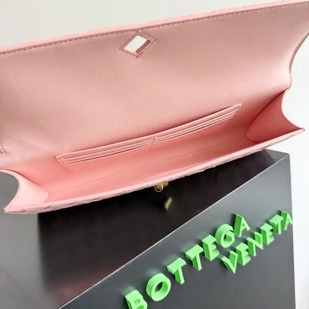 Bottega Veneta BV 741511 Long Clutch Andiamo With Handle Bv99003