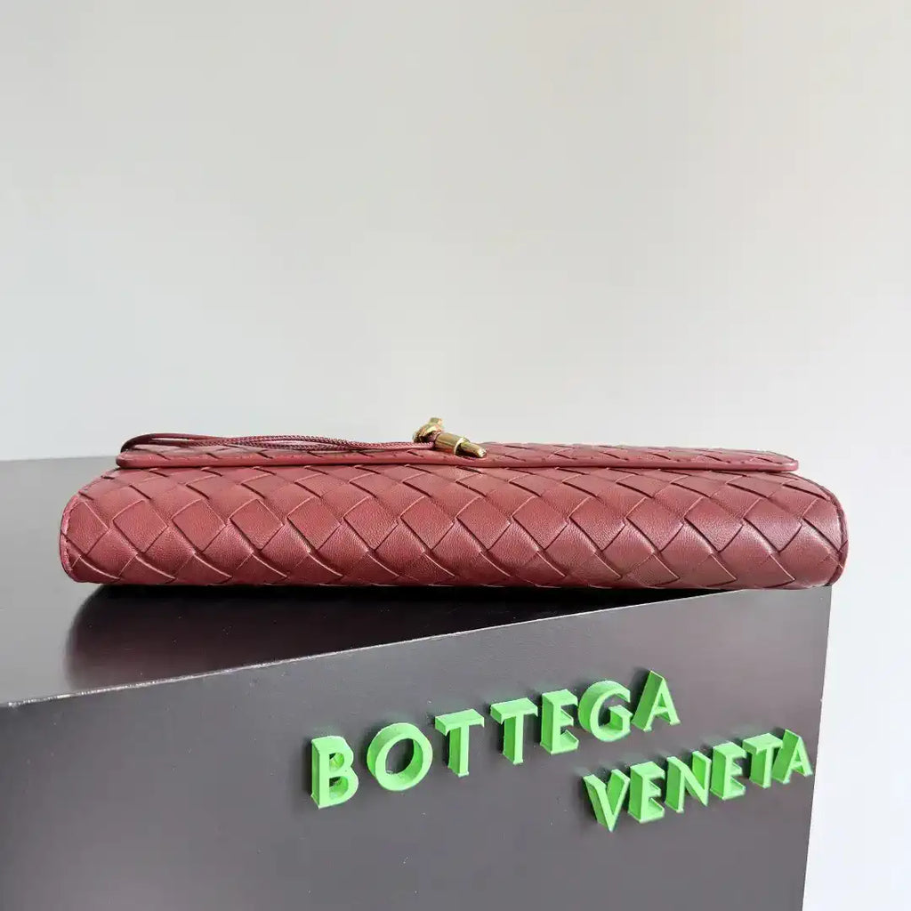 Bottega Veneta BV 741511 Long Clutch Andiamo With Handle Bv99004