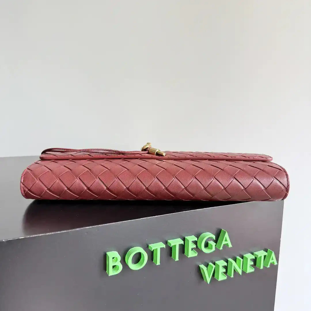 Bottega Veneta BV 741511 Long Clutch Andiamo With Handle Bv99004