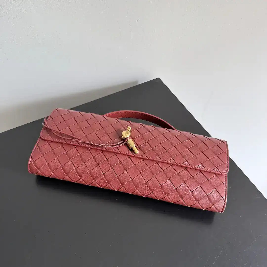Bottega Veneta BV 741511 Long Clutch Andiamo With Handle Bv99004