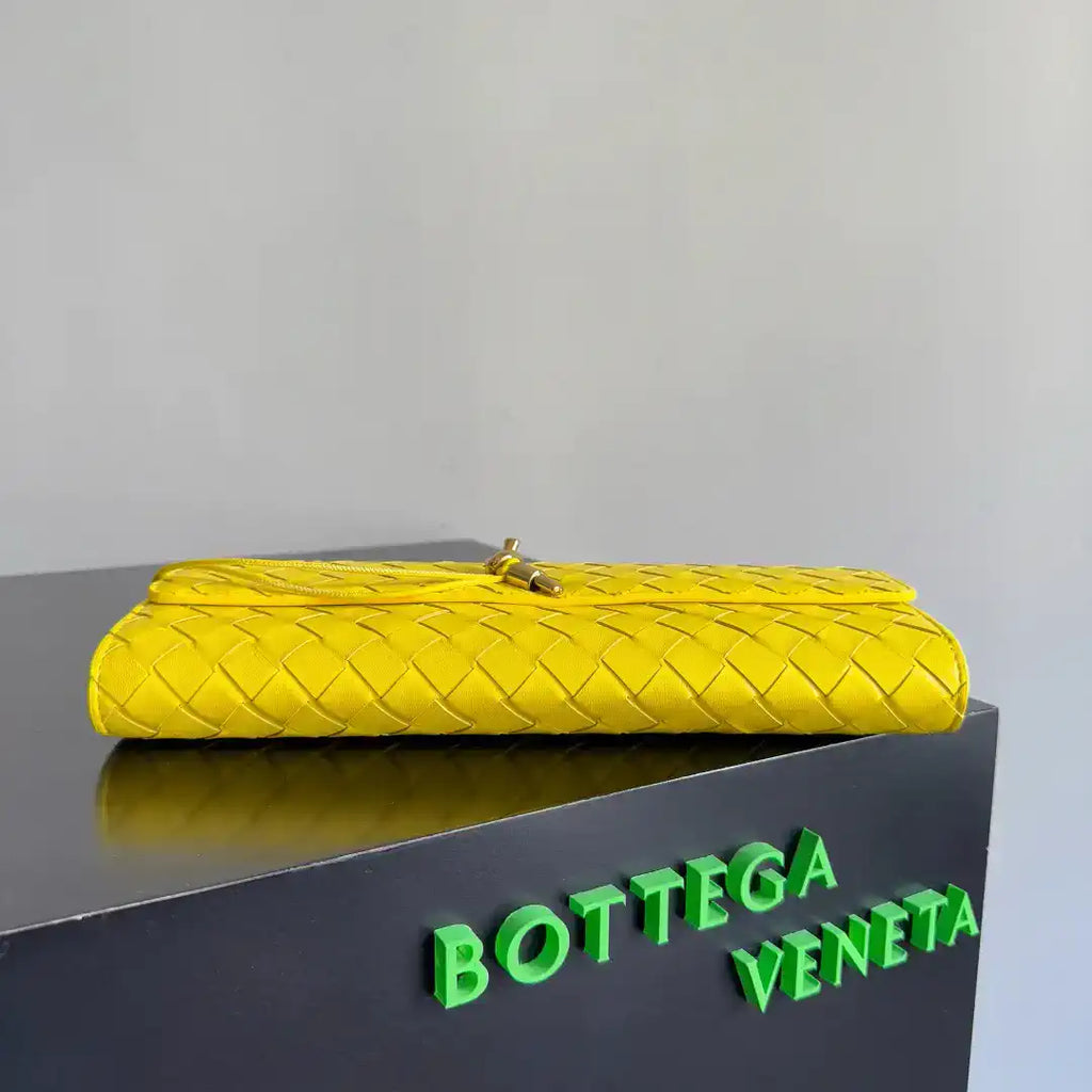 Bottega Veneta BV 741511 Long Clutch Andiamo With Handle Bv99007