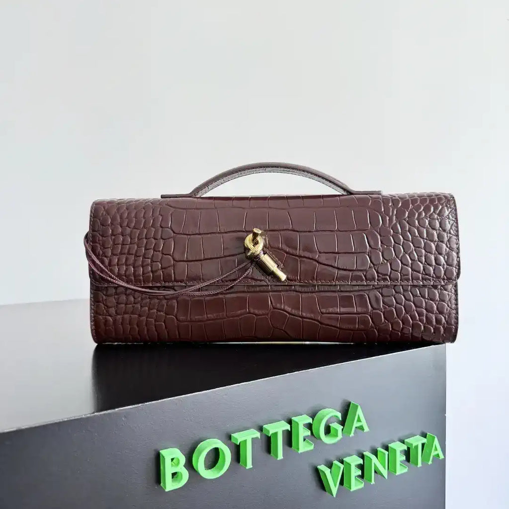 Bottega Veneta BV 741511 Long Clutch Andiamo With Handle Bv99008