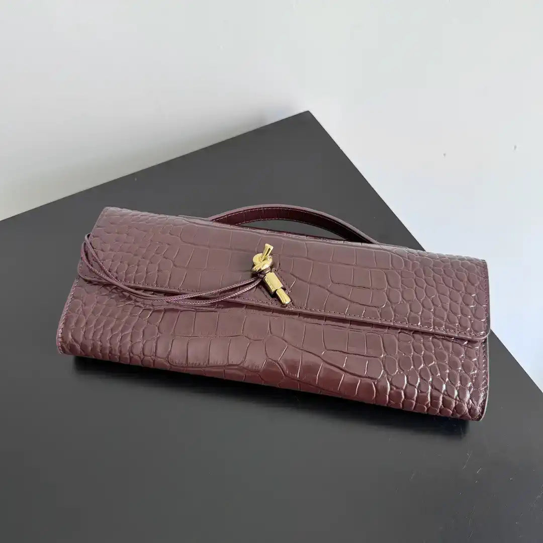 Bottega Veneta BV 741511 Long Clutch Andiamo With Handle Bv99008
