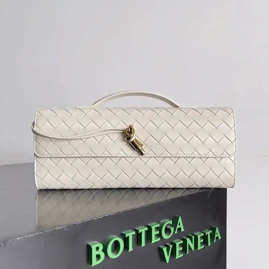 Bottega Veneta BV 741511 Long Clutch Andiamo With Handle Bv99009