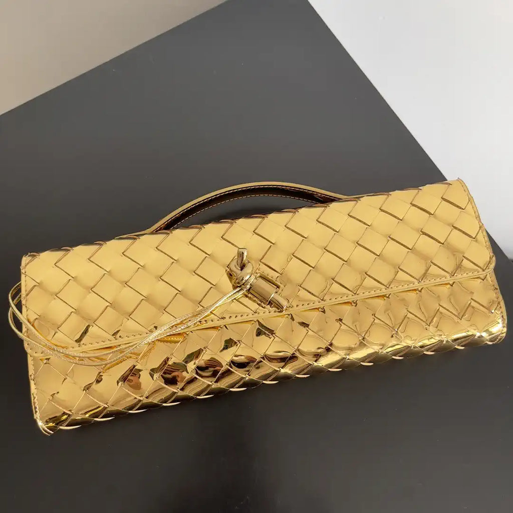 Bottega Veneta BV 741511 Long Clutch Andiamo With Handle Bv99011