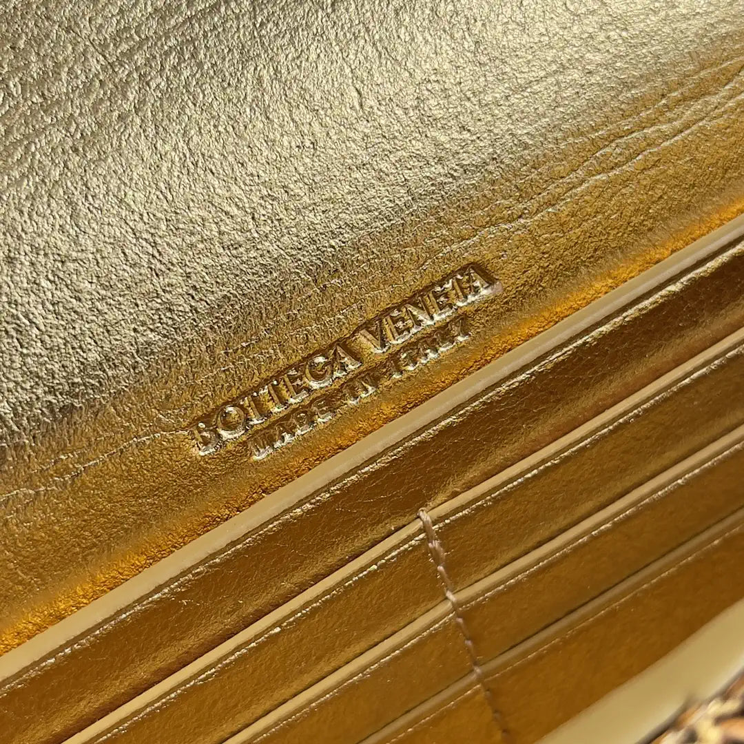Bottega Veneta BV 741511 Long Clutch Andiamo With Handle Bv99011