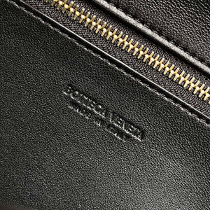 Bottega Veneta BV 741511 Long Clutch Andiamo With Handle Emerald Black - Default Title - View 8