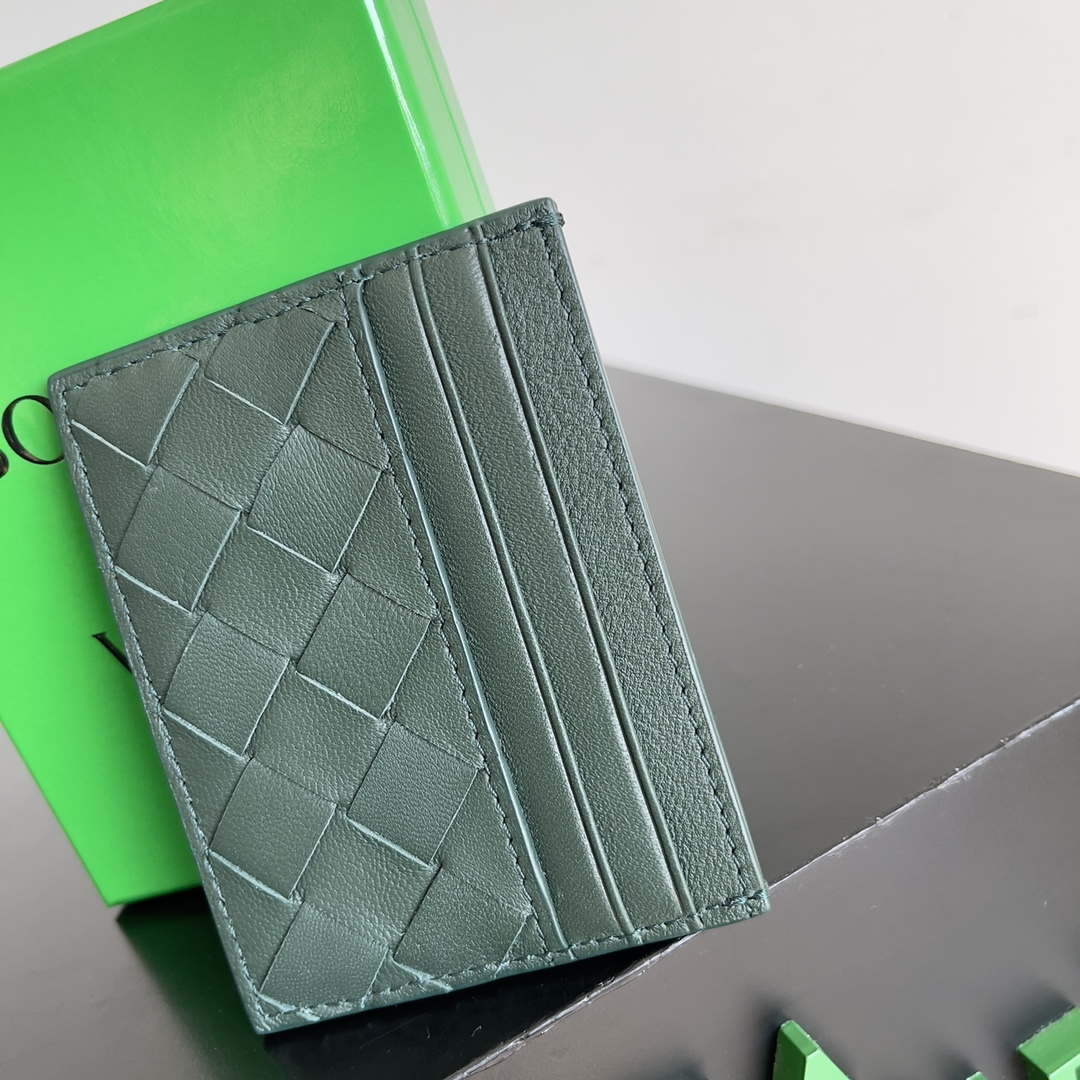 Bottega Veneta BV 743209 Intrecciato Credit Card Case bv70013 - Default Title - View 2
