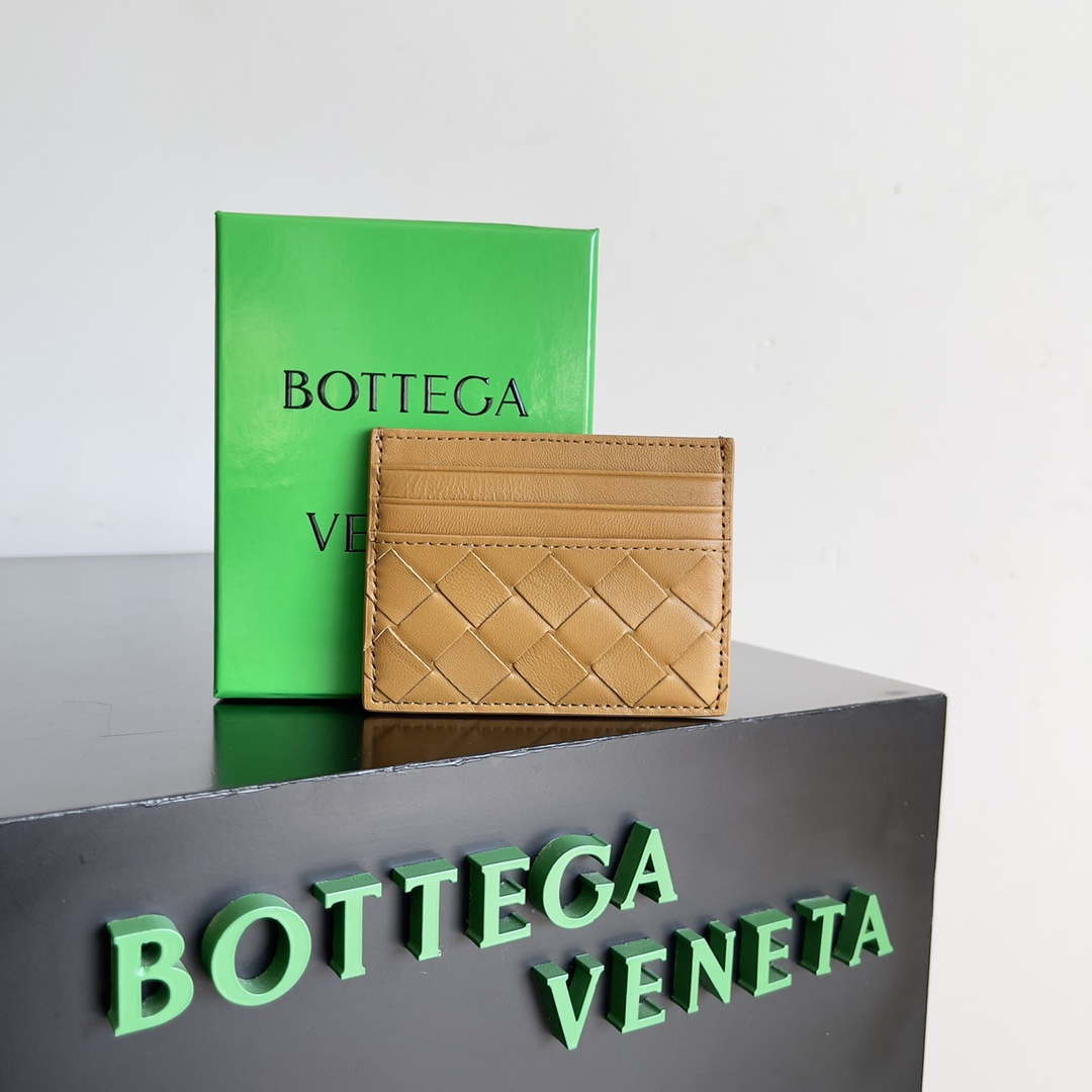 Bottega Veneta BV 743209 Intrecciato Credit Card Case bv70014 - Default Title - View 1