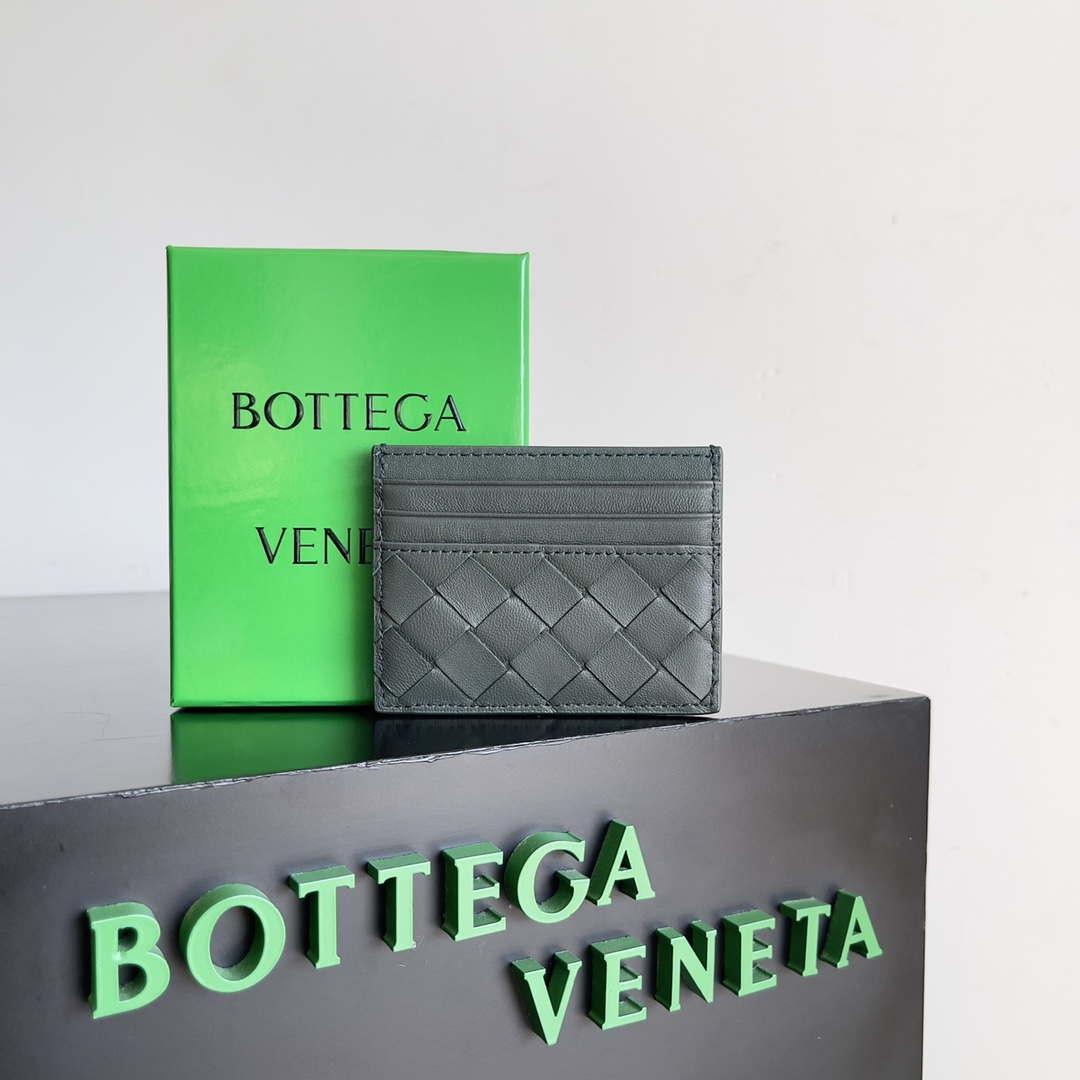 Bottega Veneta BV 743209 Intrecciato Credit Card Case bv70015 - Default Title - View 1