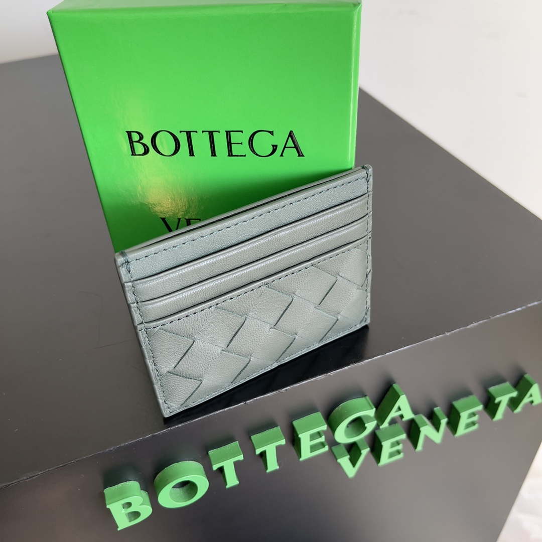 Bottega Veneta BV 743209 Intrecciato Credit Card Case bv70015 - Default Title - View 3