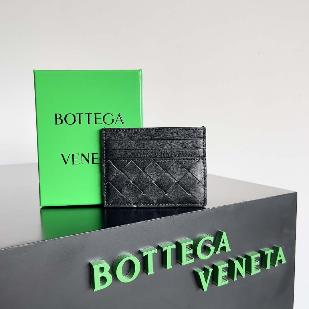 Bottega Veneta BV 743209 Intrecciato Credit Card Case bv70019 - Default Title - View 1