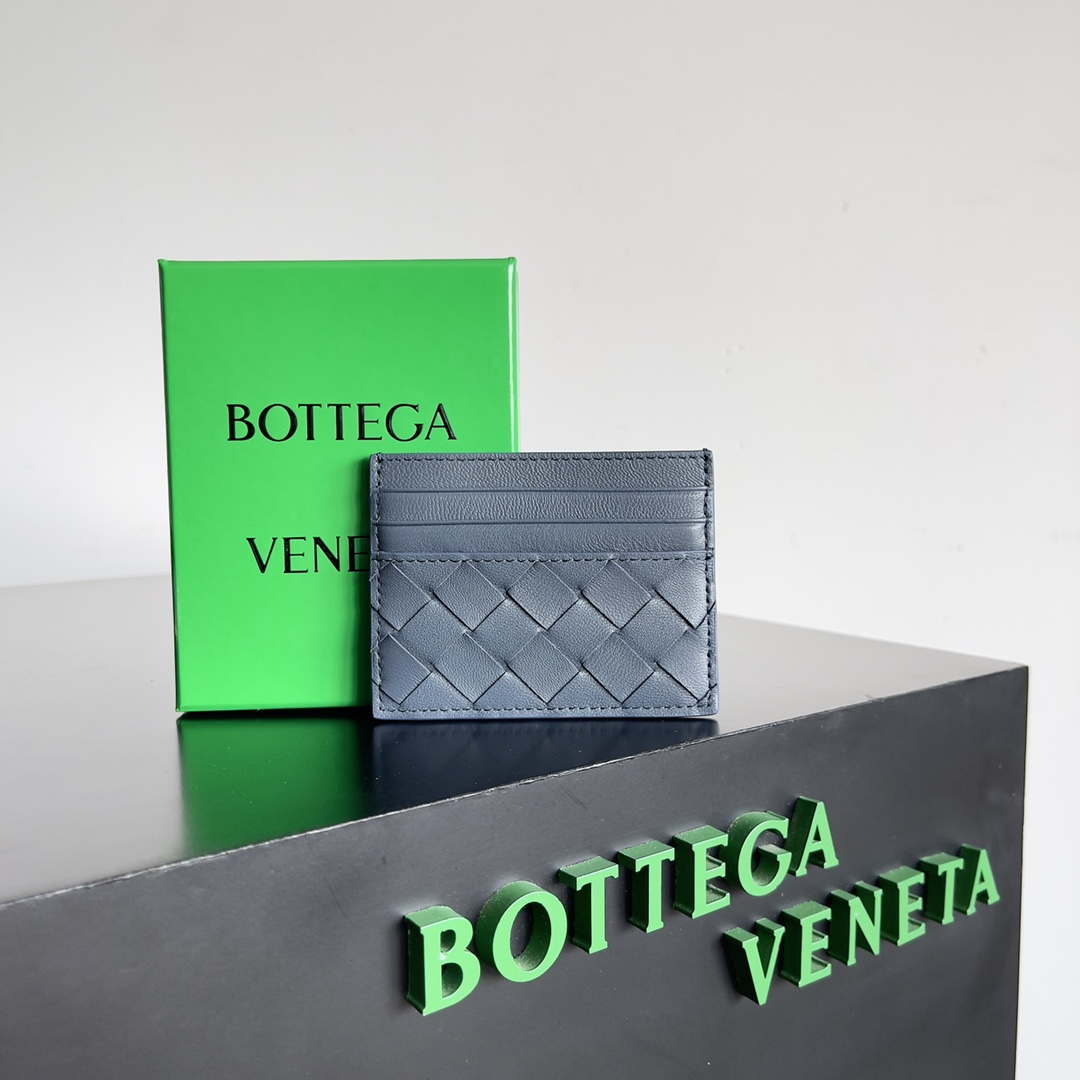 Bottega Veneta BV 743209 Intrecciato Credit Card Case bv70020 - Default Title - View 1