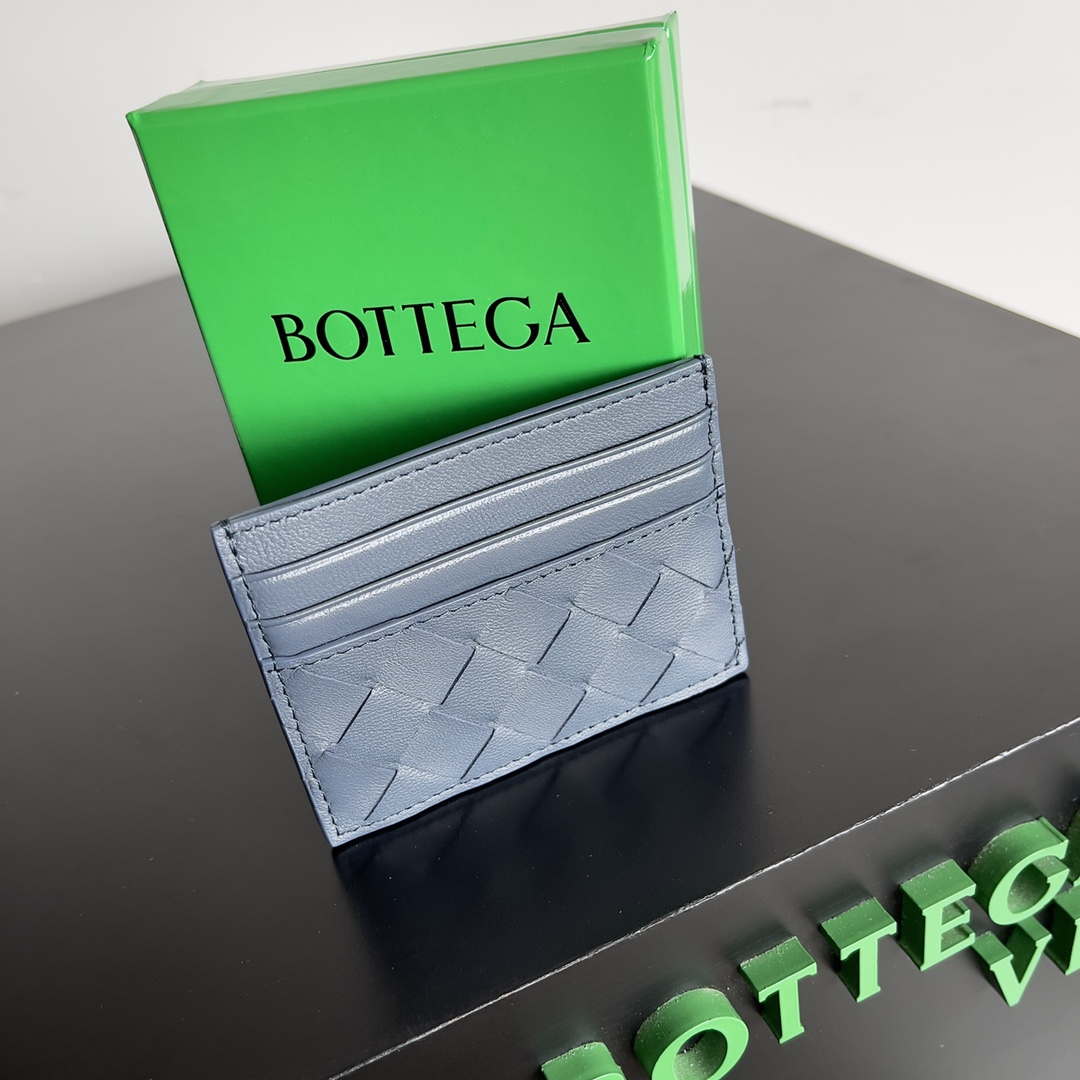 Bottega Veneta BV 743209 Intrecciato Credit Card Case bv70020 - Default Title - View 4