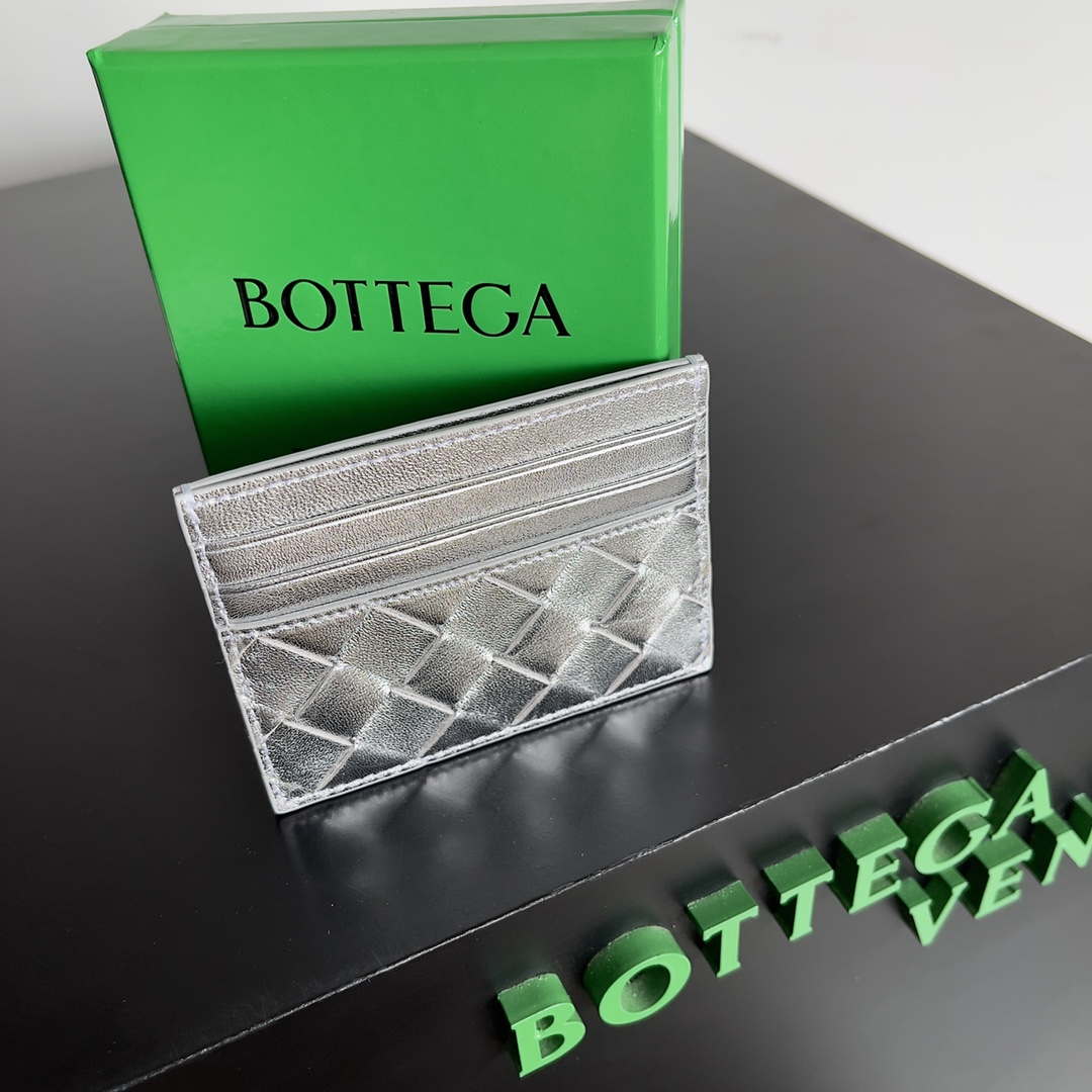 Bottega Veneta BV 743209 Intrecciato Credit Card Case bv70022 - Default Title - View 4