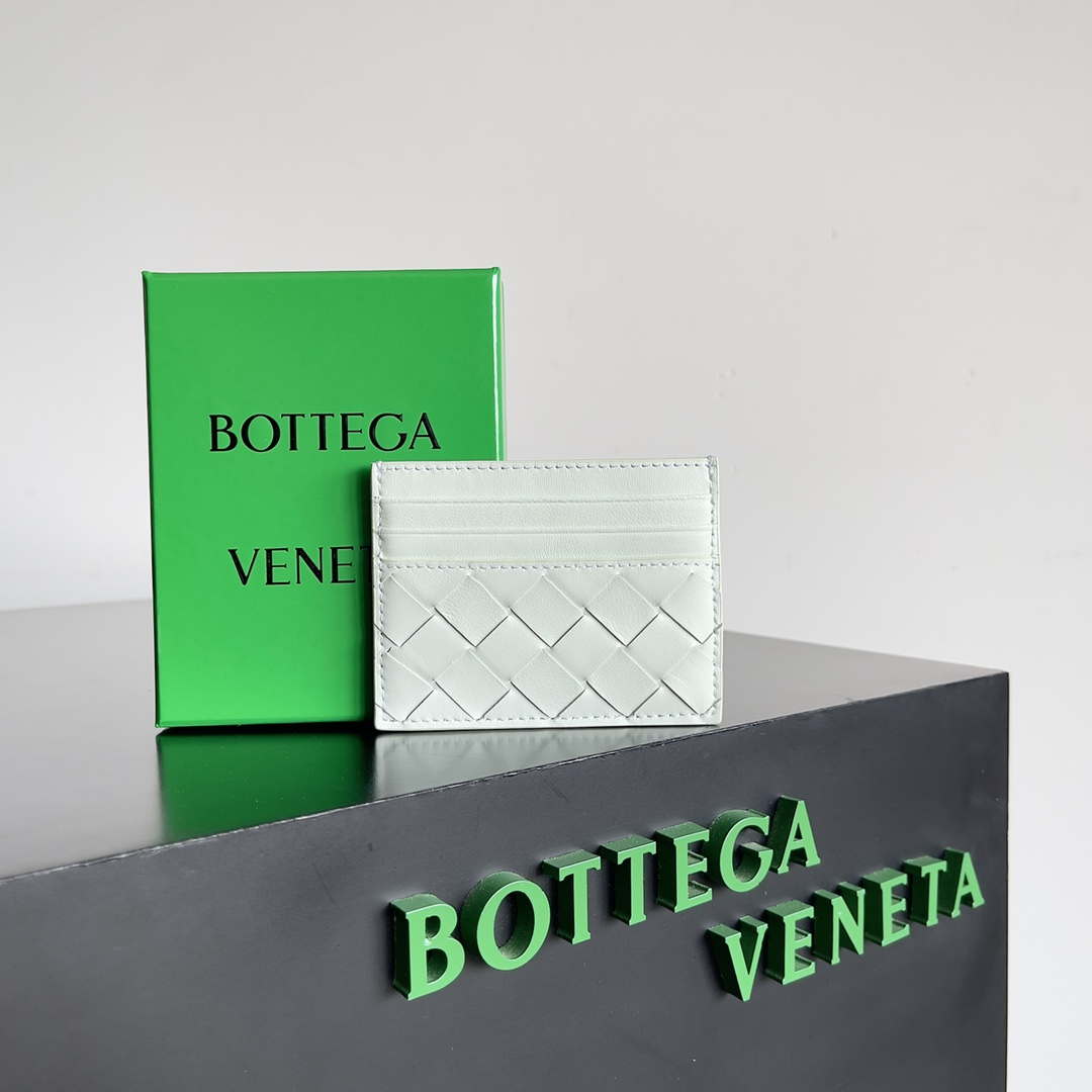 Bottega Veneta BV 743209 Intrecciato Credit Card Case bv70023 - Default Title - View 1
