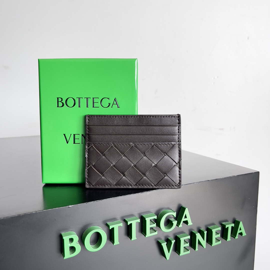 Bottega Veneta BV 743209 Intrecciato Credit Card Case bv70024 - Default Title - View 1