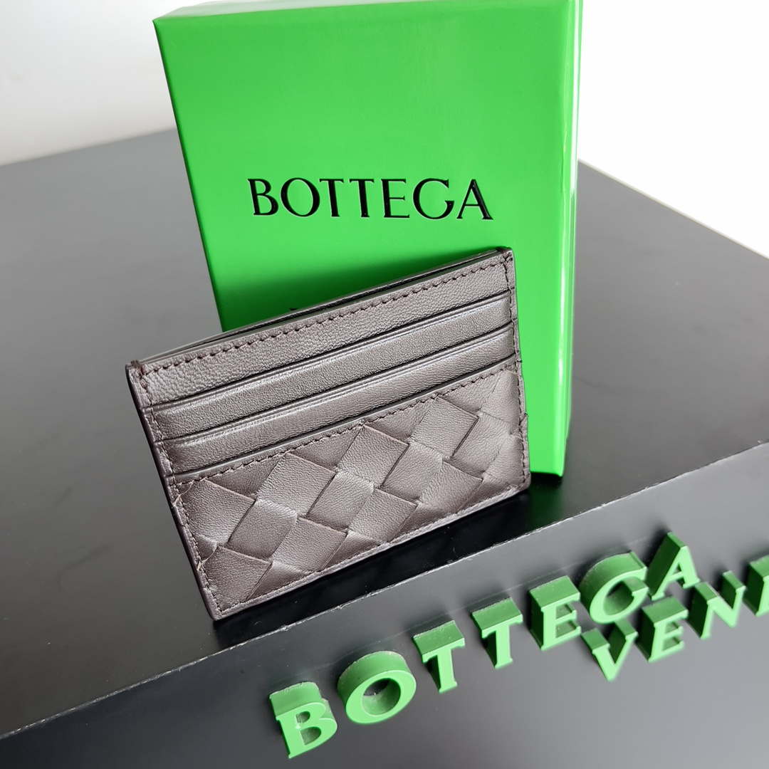 Bottega Veneta BV 743209 Intrecciato Credit Card Case bv70024 - Default Title - View 3