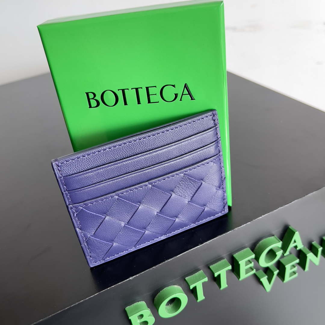 Bottega Veneta BV 743209 Intrecciato Credit Card Case bv70025 - Default Title - View 3