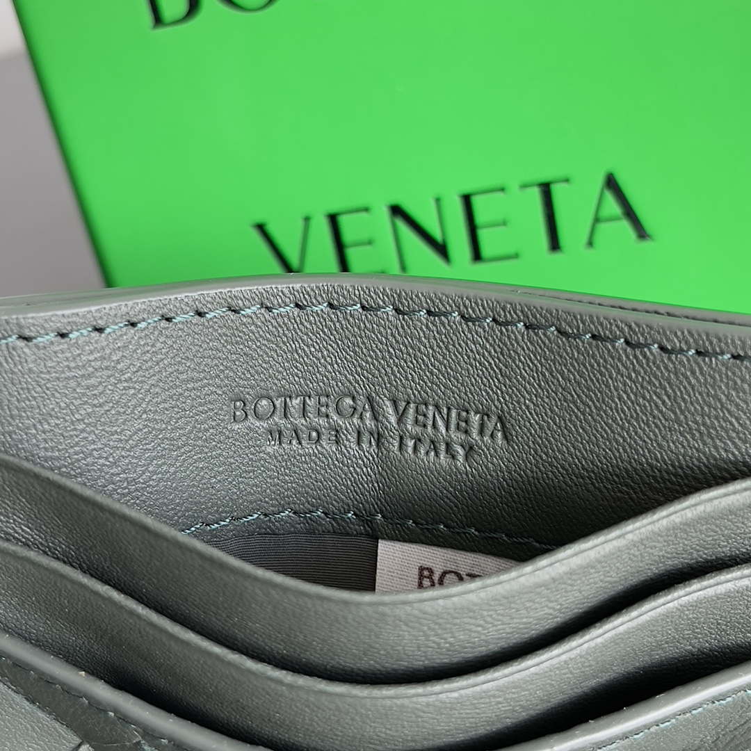 Bottega Veneta BV 743209 Intrecciato Credit Card Case bv70028 - Default Title - View 6