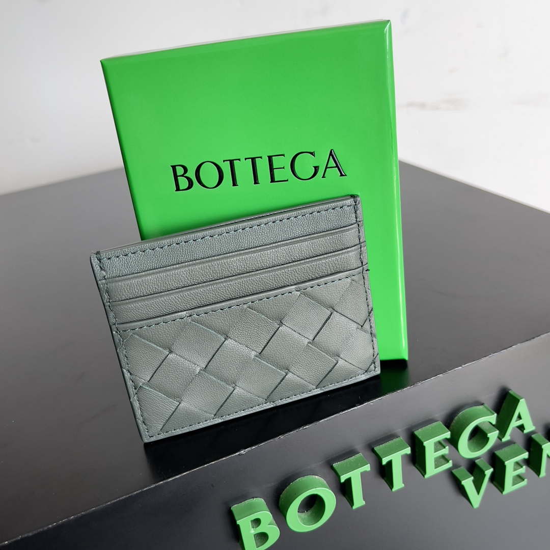 Bottega Veneta BV 743209 Intrecciato Credit Card Case bv70028 - Default Title - View 7