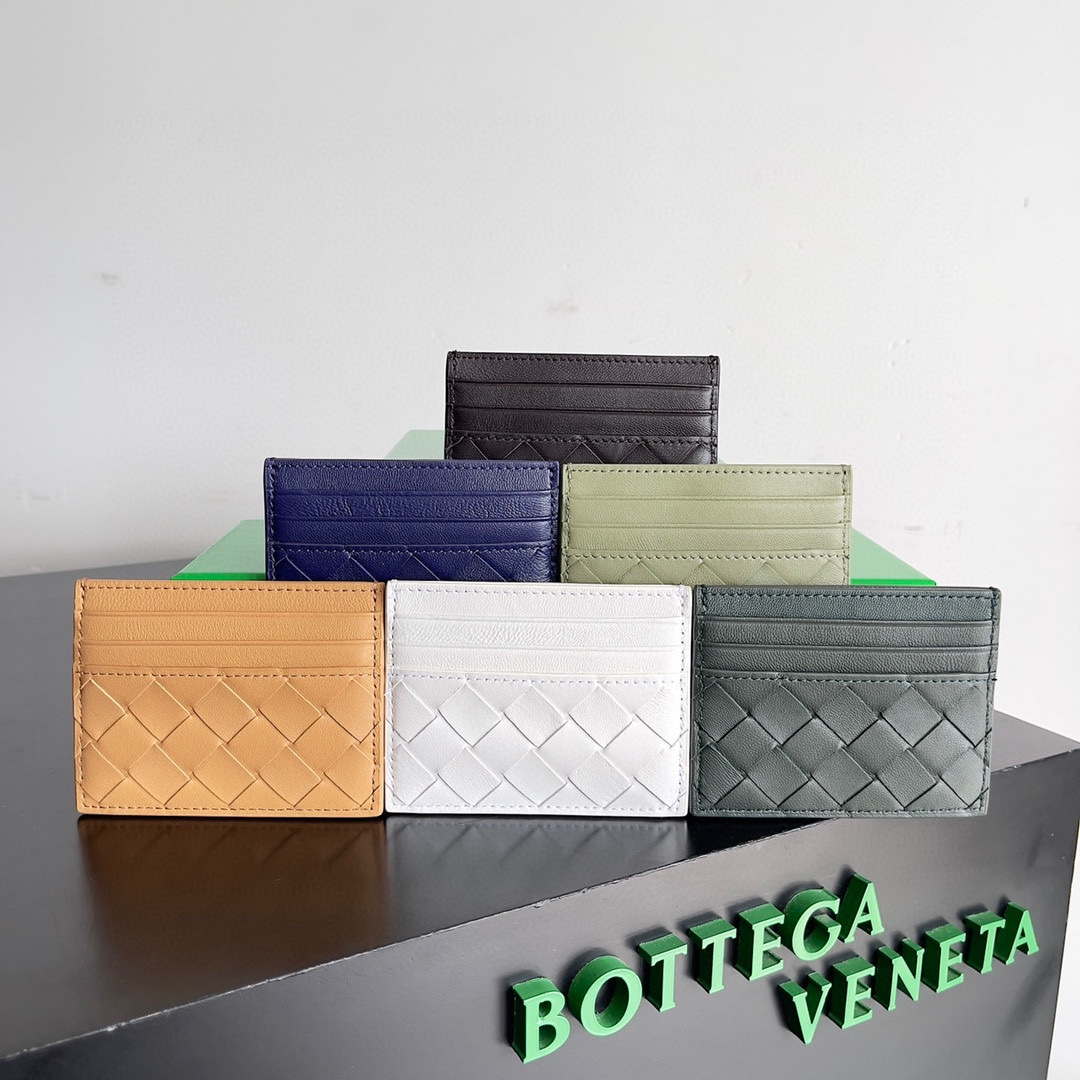 Bottega Veneta BV 743209 Intrecciato Credit Card Case bv70028 - Default Title - View 2