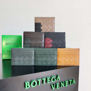 Bottega Veneta BV 743209 Intrecciato Credit Card Case bv70028 - Default Title - View 3
