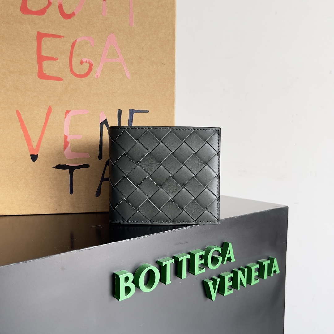 Bottega Veneta BV 743211 Intrecciato Bi-Fold Wallet BV70051 - Default Title - View 1