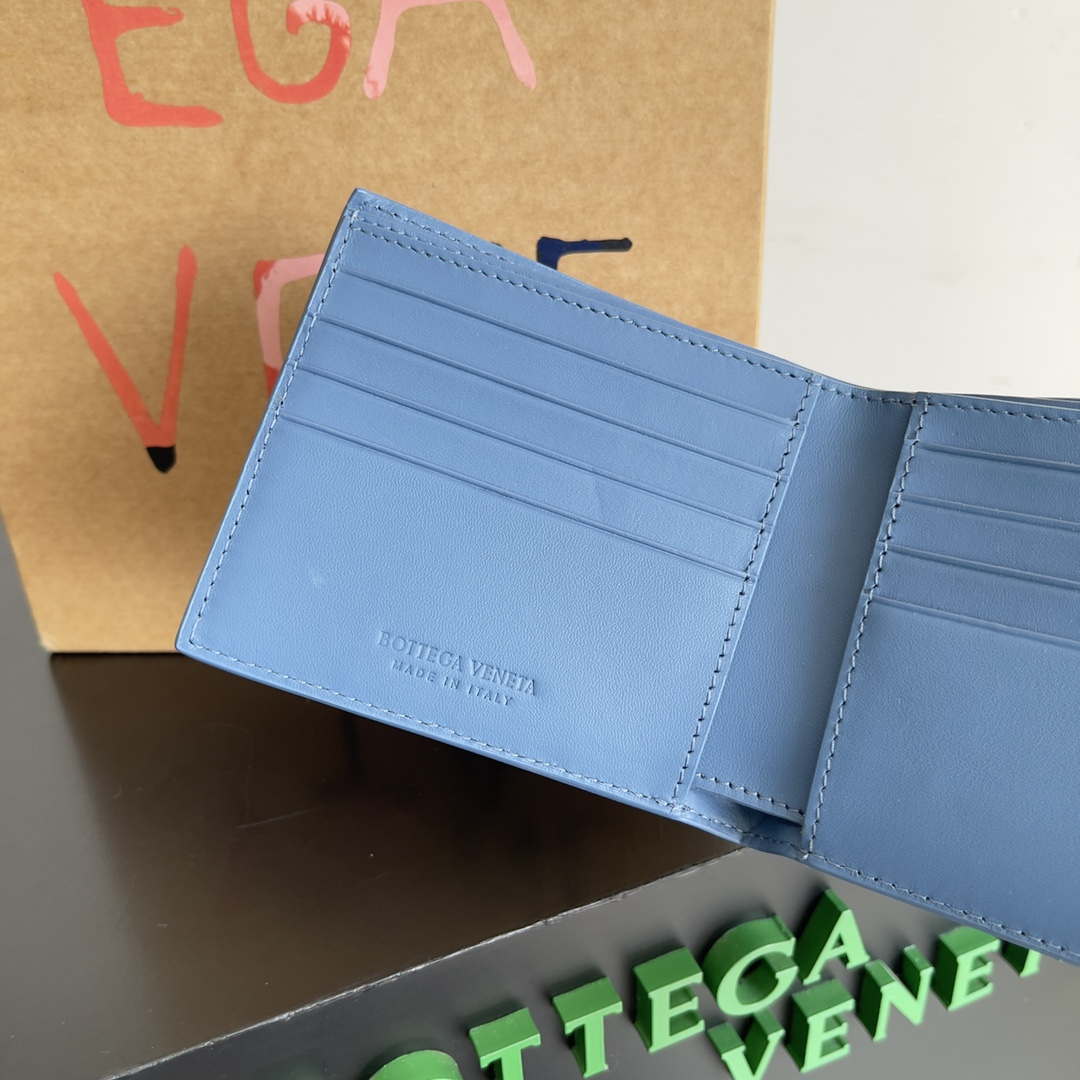 Bottega Veneta BV 743211 Intrecciato Bi-Fold Wallet BV70053 - Default Title - View 8