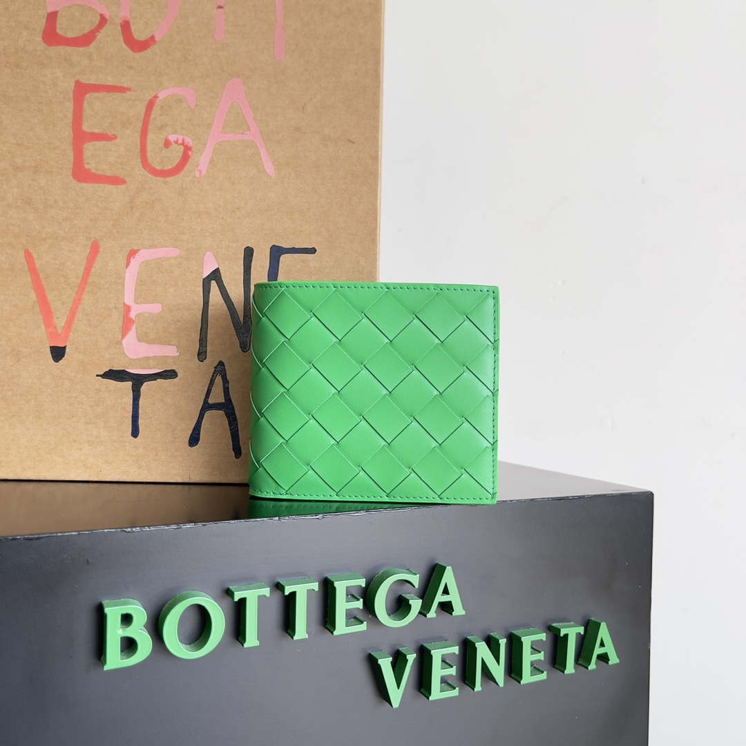 Bottega Veneta BV 743211 Intrecciato Bi-Fold Wallet BV70054 - Default Title - View 1