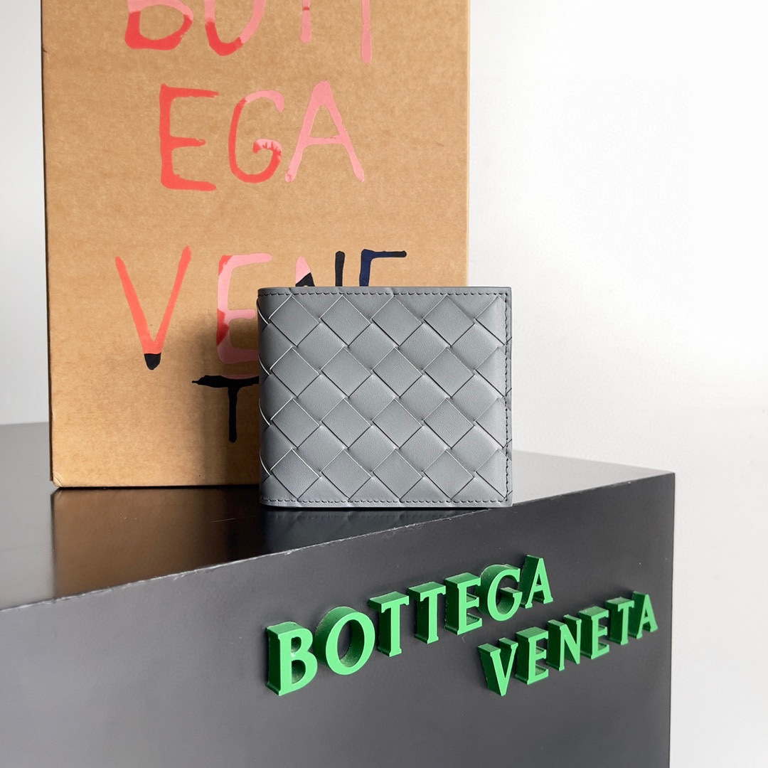 Bottega Veneta BV 743211 Intrecciato Bi-Fold Wallet BV70056 - Default Title - View 1
